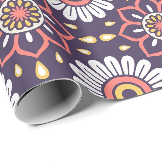 Moroccan Tile Pattern Cadeaupapier (Rol Hoek)