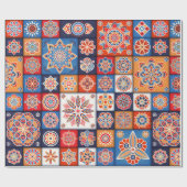 Moroccan Tile Pattern Cadeaupapier (Vlak)