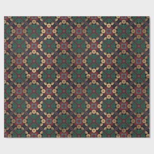 Moroccan Tile Pattern Cadeaupapier (Vlak)