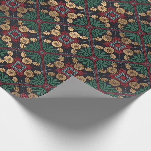 Moroccan Tile Pattern Cadeaupapier (Hoek)