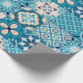 Moroccan Tile Pattern Cadeaupapier (Hoek)