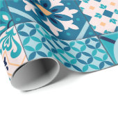 Moroccan Tile Pattern Cadeaupapier (Rol Hoek)