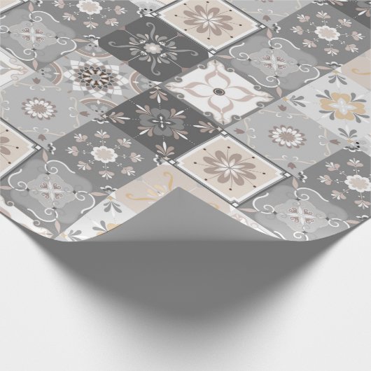 Moroccan Tile Pattern Cadeaupapier (Hoek)
