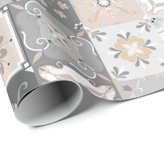 Moroccan Tile Pattern Cadeaupapier (Rol Hoek)