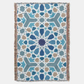 Moroccan Tile Pattern Deken (Voorkant Verticaal)