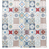 Moroccan Tile Pattern Douchegordijn (Voorkant)