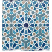 Moroccan Tile Pattern Douchegordijn (Voorkant)