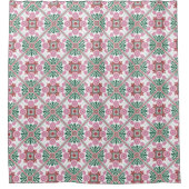 Moroccan Tile Pattern Douchegordijn (Voorkant)