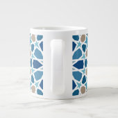 Moroccan Tile Pattern Grote Koffiekop (Achterkant)