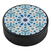 Moroccan Tile Pattern Hockey Puck (3/4)