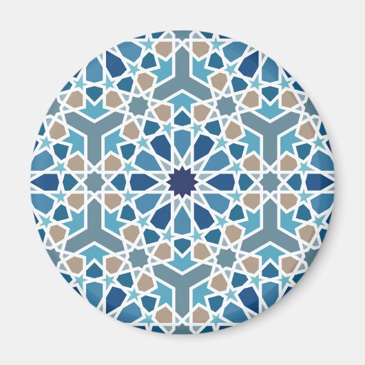 Moroccan Tile Pattern Magneet (Voorkant)