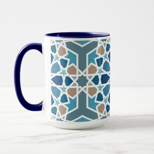 Moroccan Tile Pattern Mok (Links)