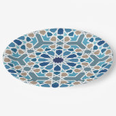 Moroccan Tile Pattern Papieren Bordje (Gekanteld)