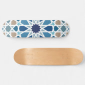 Moroccan Tile Pattern Persoonlijk Skateboard (Horizontaal)