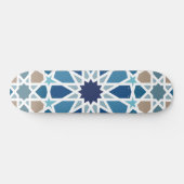 Moroccan Tile Pattern Persoonlijk Skateboard (Horizontaal)