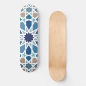 Moroccan Tile Pattern Persoonlijk Skateboard (Voorkant)