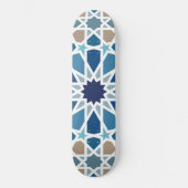 Moroccan Tile Pattern Persoonlijk Skateboard (Voorkant)