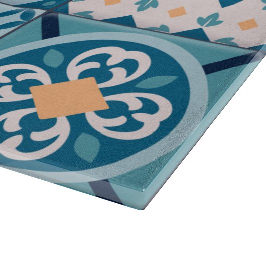 Moroccan Tile Pattern Snijplank (Hoek)