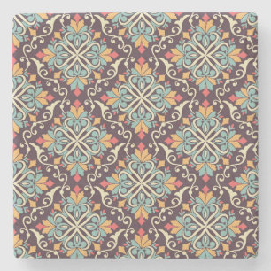 Moroccan Tile Pattern Stenen Onderzetter