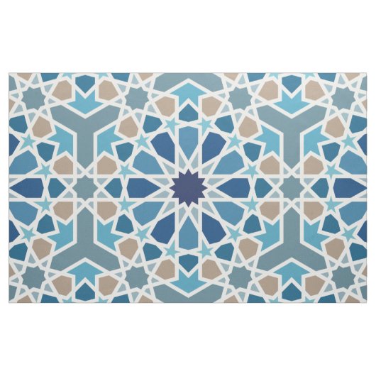 Moroccan Tile Pattern Stof (Yard (91,4 cm))