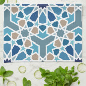 Moroccan Tile Pattern Theedoek (Gevouwen)