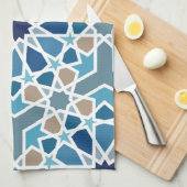 Moroccan Tile Pattern Theedoek (Quarter Fold)
