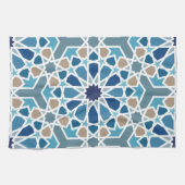 Moroccan Tile Pattern Theedoek (Horizontaal)