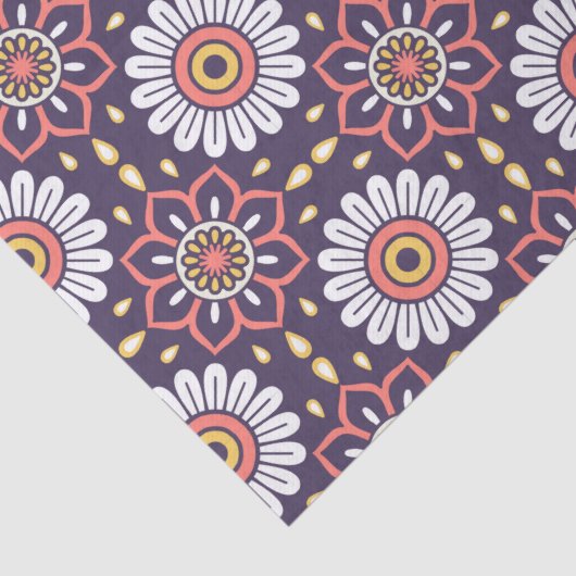 Moroccan Tile Pattern Tissuepapier (Detail)