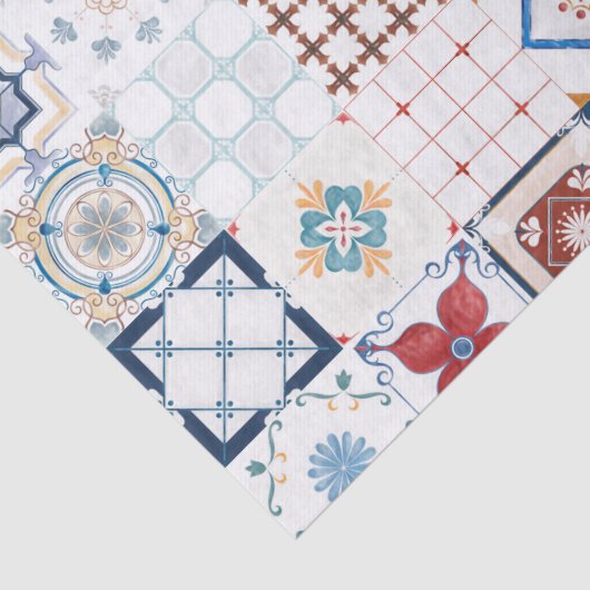 Moroccan Tile Pattern Tissuepapier (Detail)