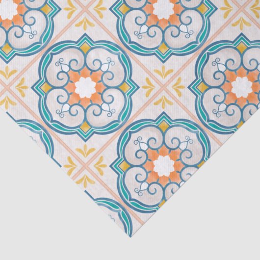 Moroccan Tile Pattern Tissuepapier (Detail)