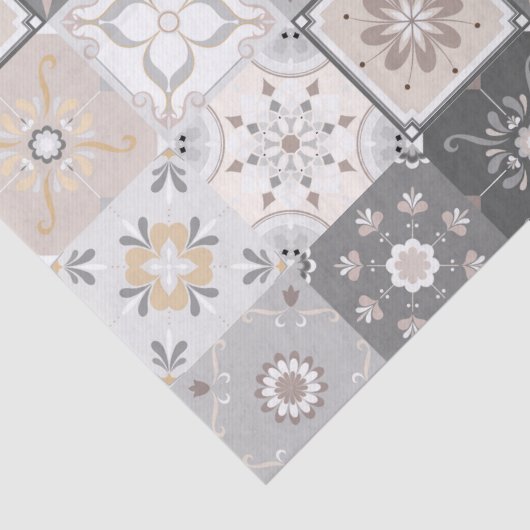 Moroccan Tile Pattern Tissuepapier (Detail)