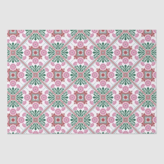 Moroccan Tile Pattern Tissuepapier (Voorkant)