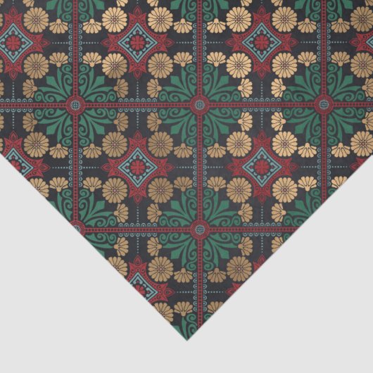 Moroccan Tile Pattern Tissuepapier (Detail)