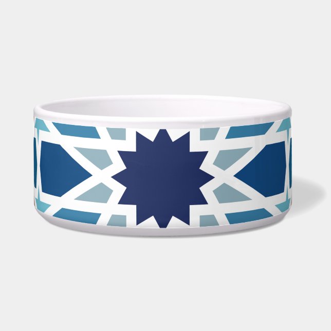 Moroccan Tile Pattern Voerbakje (Voorkant)