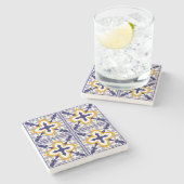 Moroccan Tiles Pattern #2 Stenen Onderzetter (Zijkant)