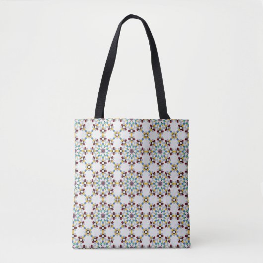 Moroccan Zelije!Moroccan Zell Tote Bag (Voorkant)