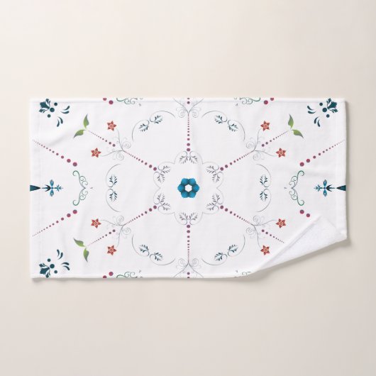 Moroccan Zelije!Moroccan Zellige Bad Handdoek (Handdoek)