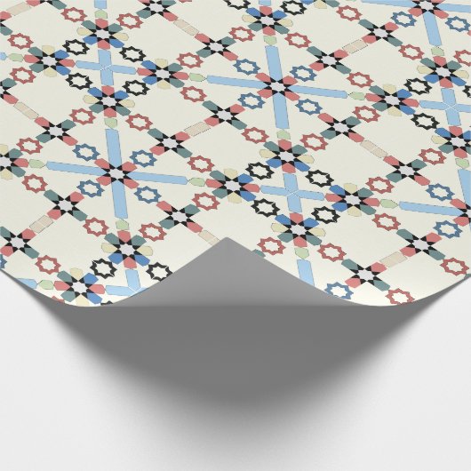 Moroccan Zelije!Moroccan Zellige Cadeaupapier (Hoek)