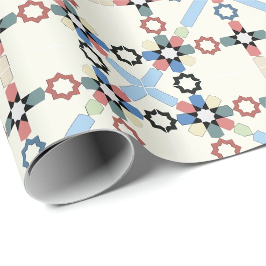 Moroccan Zelije!Moroccan Zellige Cadeaupapier (Rol Hoek)