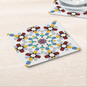 Moroccan Zelije!Moroccan Zellige Kartonnen Onderzetters