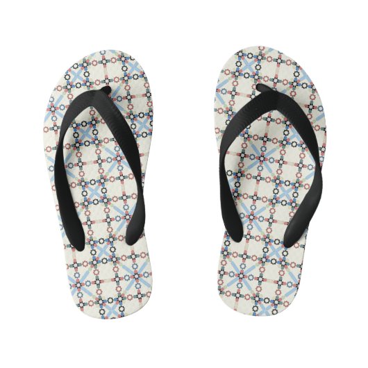 Moroccan Zelije!Moroccan Zellige Kinder Teenslippers (Voetbed)