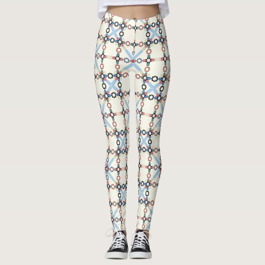 Moroccan Zelije!Moroccan Zellige Leggings (Voorkant)
