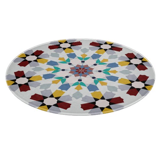 Moroccan Zelije!Moroccan Zellige Snijplank (Hoek)