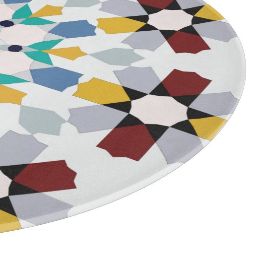 Moroccan Zelije!Moroccan Zellige Snijplank (Hoek)