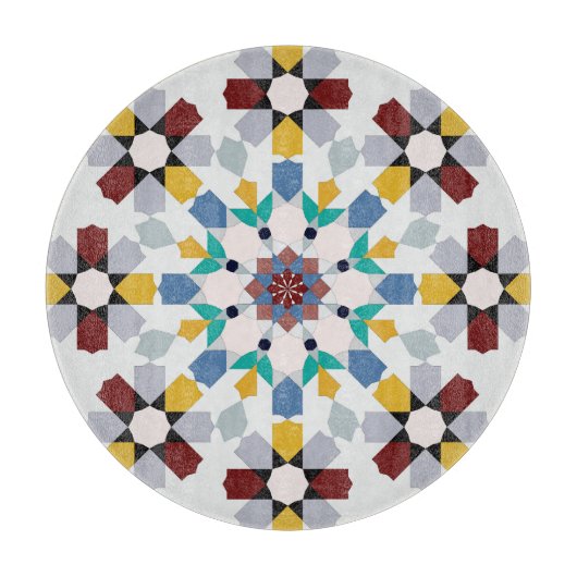 Moroccan Zelije!Moroccan Zellige Snijplank (Voorkant)
