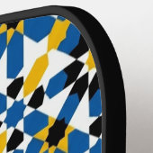 Moroccan Zellige Geometric Pattern Professional Pickleball Paddle (Links Detail)