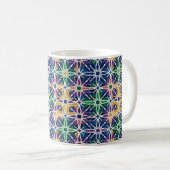 Moroccan Zellige Geometric Tile Pattern  Koffiemok (Voorkant rechts)