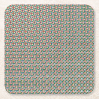 Moroccan Zellige Pattern Geometric Coaster Kartonnen Onderzetters