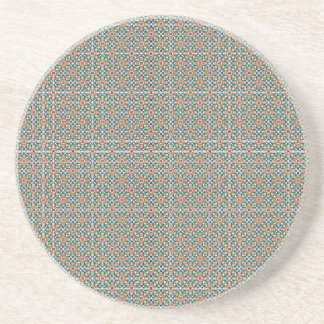 Moroccan Zellige Pattern Geometric Coaster Zandsteen Onderzetter