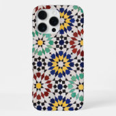 Moroccan Zellige Phone Case – Traditional Tile Pat iPhone Hoesje (Achterkant)